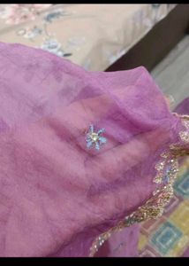 organza shimmer suit