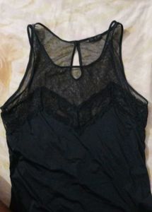 Elegant Black Lace Bodysuit