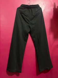 Distressed Black Joggers with Graphic Prints