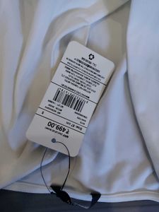 Shein White Cut-Out Long Sleeve Top