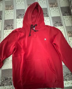 John Players Men's Red Hoodie