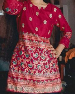 Beautiful Jaipuri Embroidered Kurta
