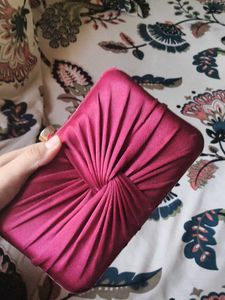 Elegant Ruched Clutch Bag