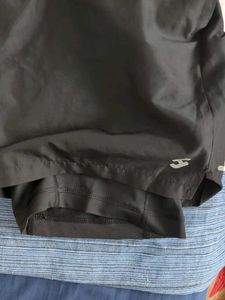Azorte  Men's Black 2 in 1 Shorts Size 30