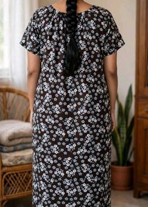 Cozy Floral Nightgown