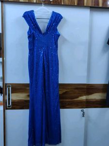 Stunning Royal Blue Sequin Gown
