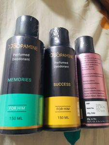 Packed👻Dopamine Perfumed Deodorant Set of 3 Perfu