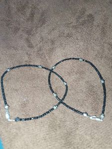 Chic Black Beaded Necklace