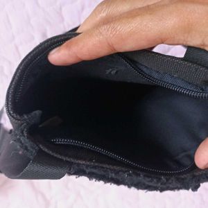 Black Teddy Bear Crossbody Bag