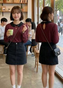 Korean Style Peter Collar Top