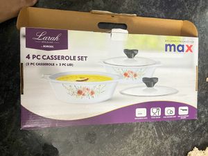 Larah Opalware Casserole Set