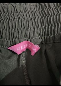 Olive Green Paperbag Waist Pants