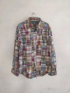 Ralph Lauren Patchwork Button-Down Shirt