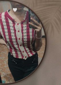Striped Knit Cardigan