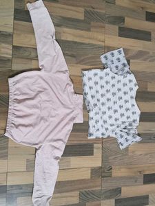 Cute Crop Top Set
