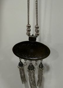 Vintage Silver Tone Heart Necklace (Not used yet)