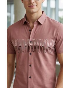 Men's Short Sleeve Button-Up Shirt