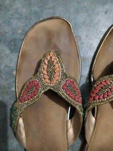 Embellished Flat Sandals