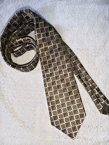 Men's Geometric Patterned Tie