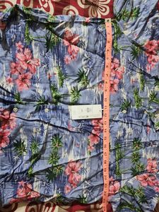Men's Tropical Print Short Sleeve Shirt