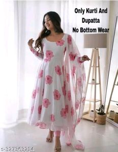New💥beautiful Gown With Dupatta