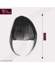 Natural Looking Clip-in Bangs