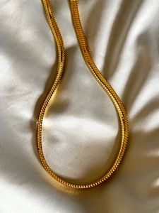 18K Gold Plated Pipa Bella Snake Chain + Box