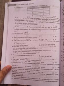 CBSE Class 10 Mathematics Sample Papers