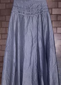 Blue Maxi Skirt