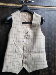 Stylish Checkered Waistcoat