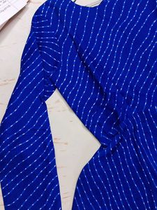 bust 36 Beautiful Blue Kurta Set