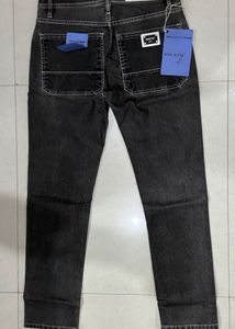 Men's Charcoal Wash Slim Fit Jeans