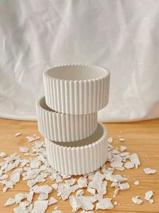 Ribbed Jar For Candle Making