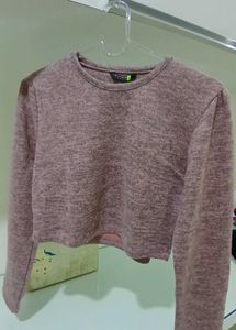 Cute Mauve Crop Top