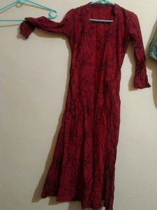 Elegant Red Kurta