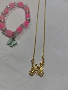 Charming Beaded Bracelet &amp; Necklace Set