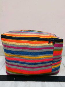 🇳🇿💫🎀Colorful Striped Storage Bag
