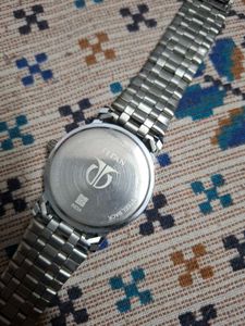 Titan Blue Dial Stainless Steel Watch
