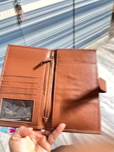 Combo of Brown Leather Bifold Wallet