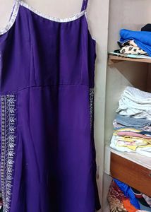 Beautiful Purple Ethnic Gown