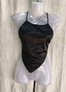 Black Halter Neck Bandeau Top