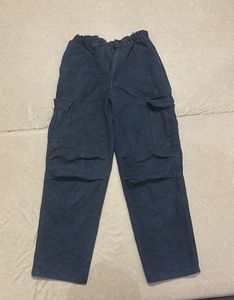 Dark Wash Cargo Pants