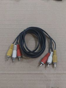 3RCA Male to Stereo Audio Video Cable
