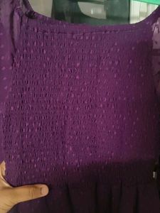 Elegant Purple Maxi Dress