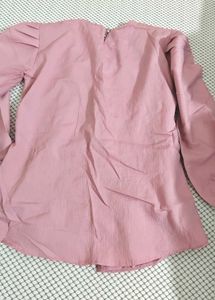 Embroidered Pink Kurta