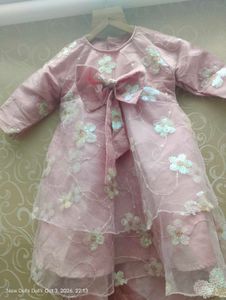 Black Comfortable jeans and baby girl dress