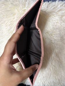 Chic Woven Pink Wallet