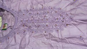 Beautiful Lavender Embroidered Kurta
