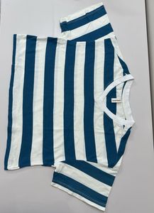 Striped V-Neck T-Shirt