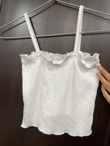 Cute White Camisole Top